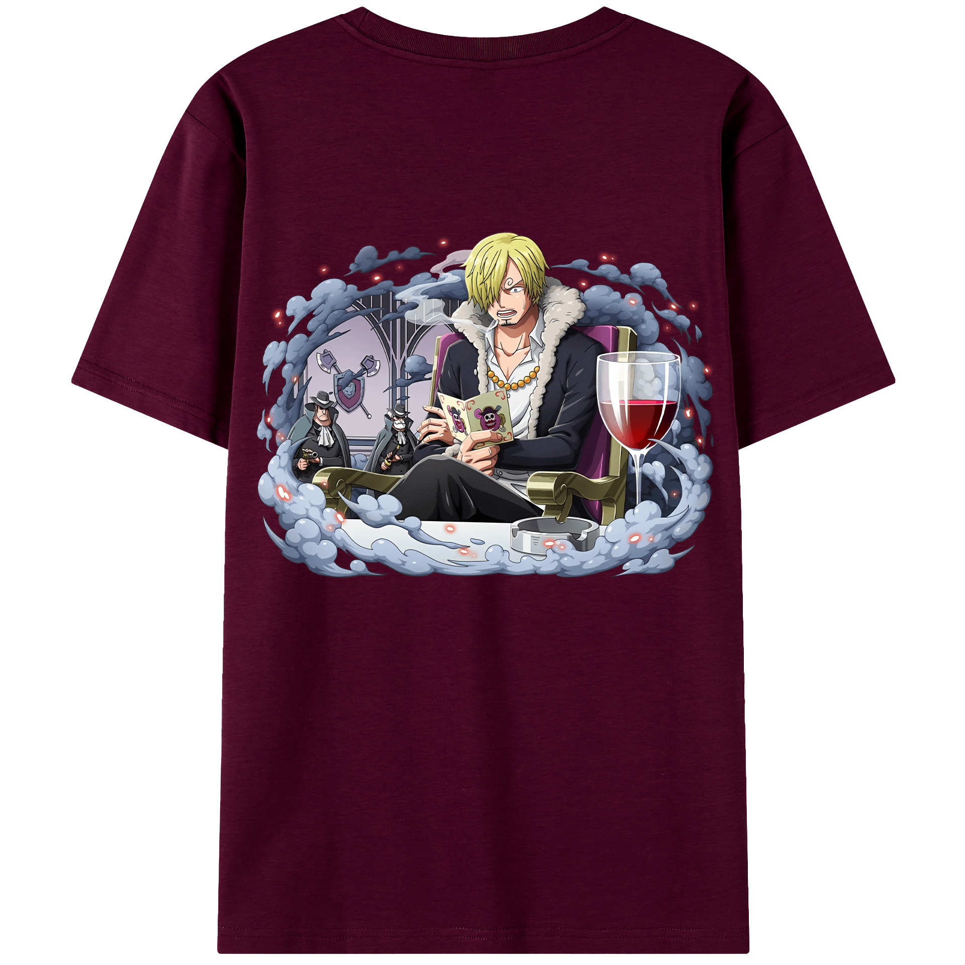 ワンピース サンジ ONE PIECE Sanji レディース半袖Tシャツ(バックプリント)